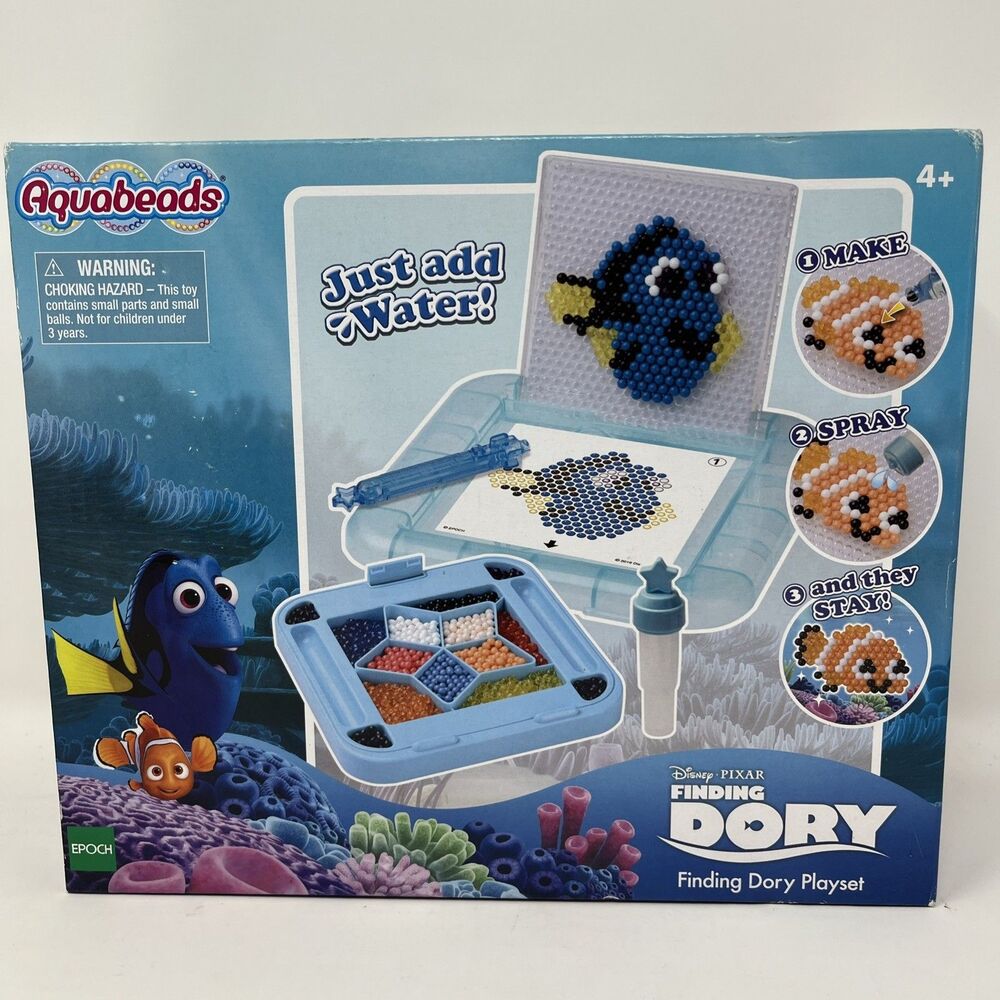 Aquabeads Disney Pixar Finding Dory Playset Craft Water Beads Toy Kit Epoch NEW